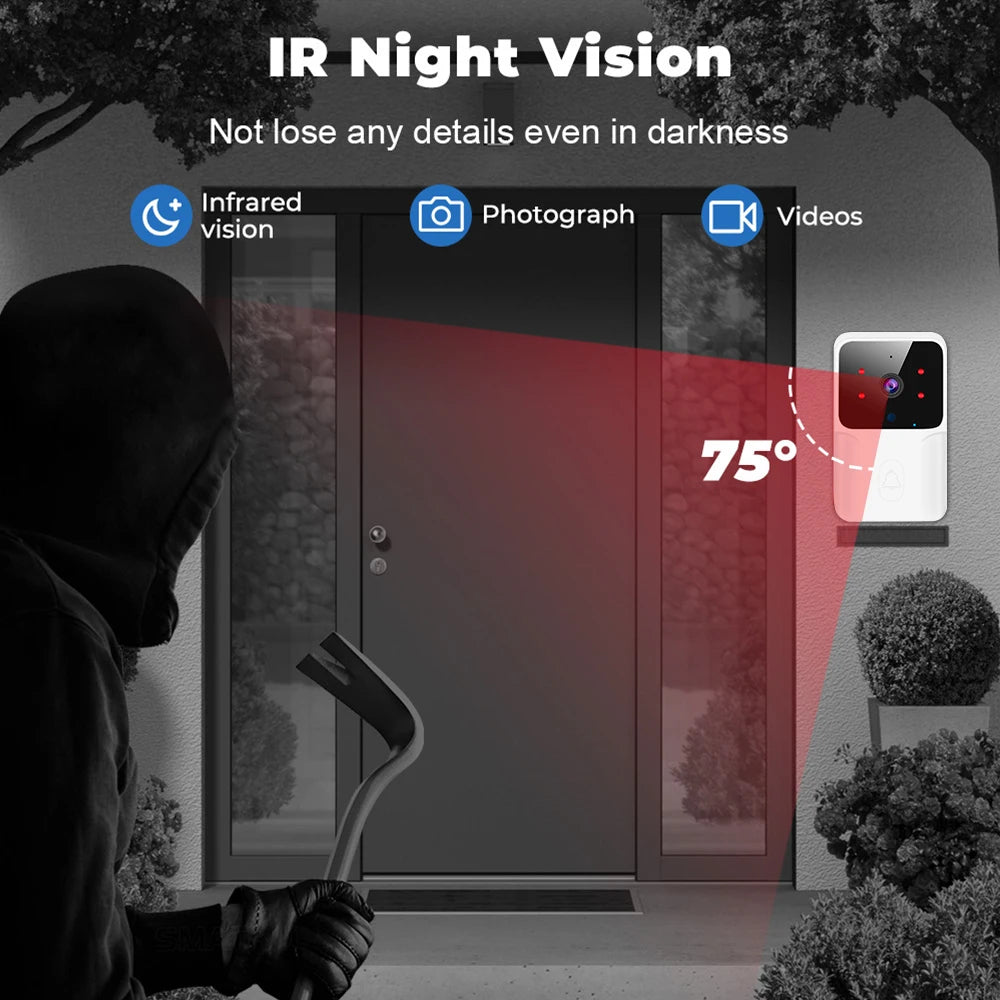 DoorWatch™ WiFi Video Doorbell