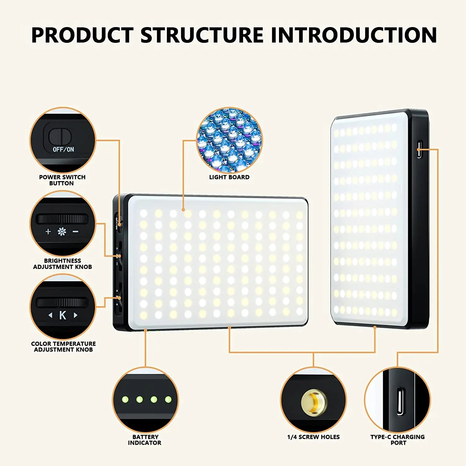 ClipShine™ 120 LED Video Light